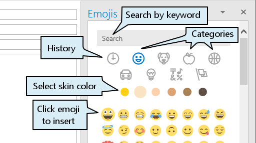 Emojis výhled