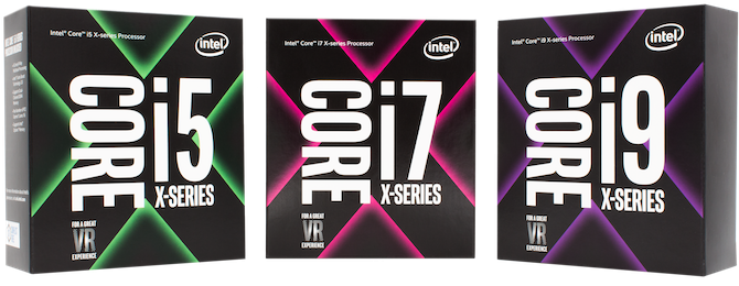 rodina Intel Core i9 x