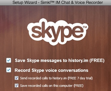 uložit skype konverzace