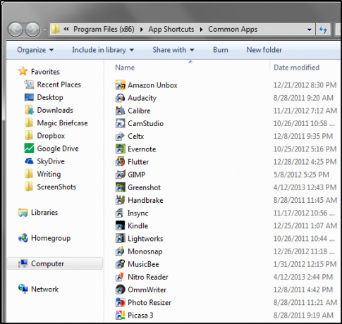 RocketDock + Docklet Stacks: Nejen Dock, ale kompletní řešení organizace plochy [Windows] 2013 04 13 21 32 26 Běžné aplikace