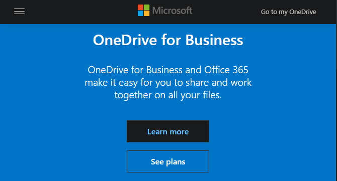 OneDrive for Business Home