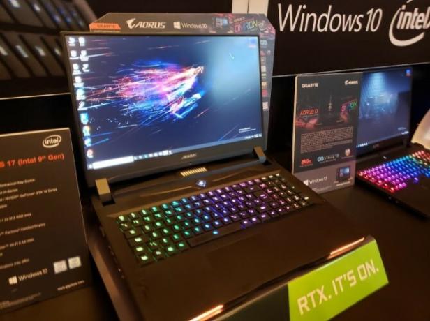 Aorus 17 Laptop Gigabyte Úplné zobrazení