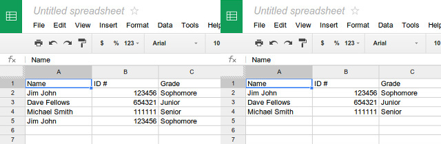 Zvyšte produktivitu díky těmto vynikajícím skriptům Google Spreadsheet Scripts Google Tabulkové skripty odstraňují duplikáty