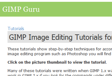 gimp editace fotografií