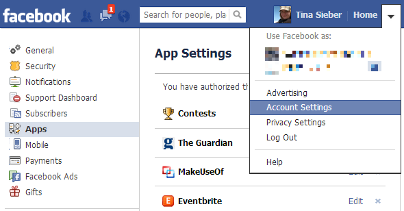 facebookové aplikace