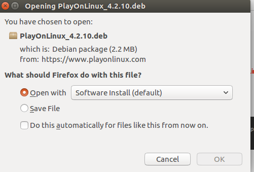 Instalace PlayOnLinux