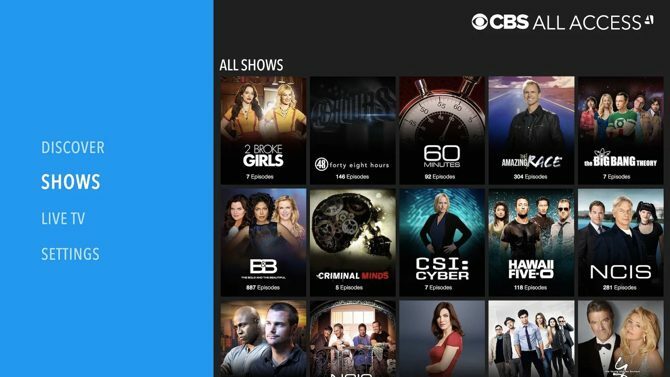 cbs ukazuje všechny přístupové aplikace