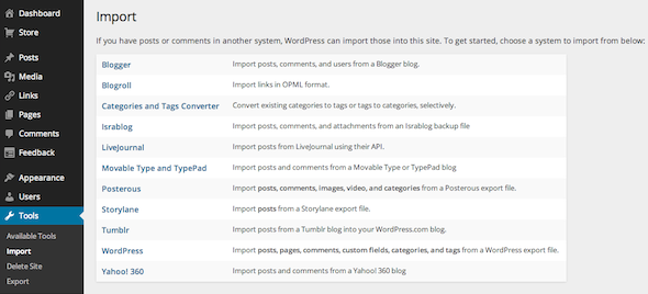 Nemocný z Yahoo? Přesuňte svůj blog Tumblr do WordPress Tumblr WordPress Import