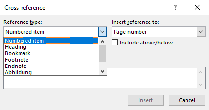 Jak vytvořit profesionální sestavy a dokumenty v aplikaci Microsoft Word Cross Reference