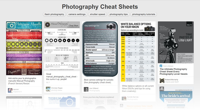 Pinterest - Tabule a infografiky