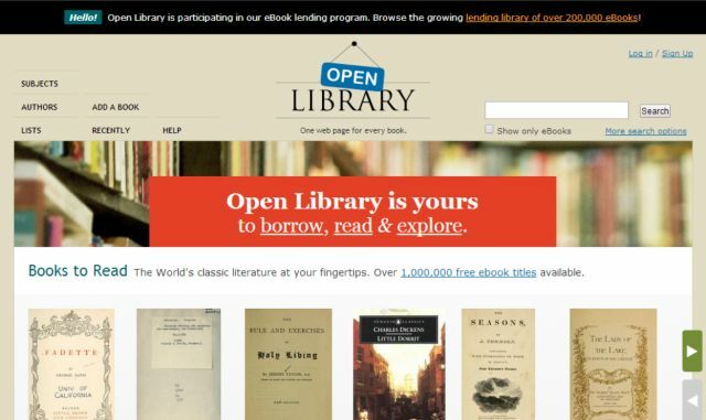 otevřená knihovna
