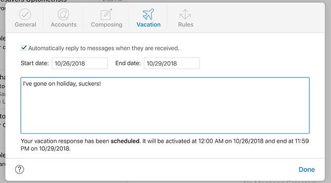 iCloud Mail Autoresponder