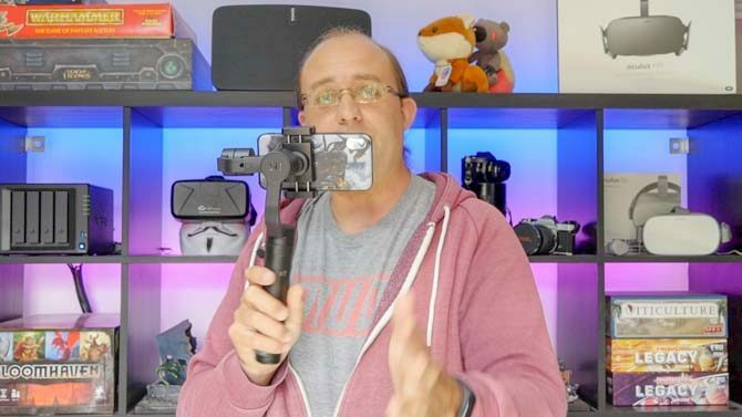 Yi Smartphone Gimbal: Hedvábně hladký záznam, ale mohl by být lepší režim zámku gimbalového stabilizátoru 670x377