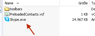 skype.exe - přenosná verze skype