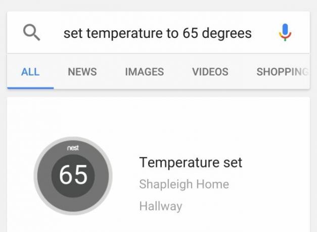 Chytrý termostat Nest s příkladem Google Now