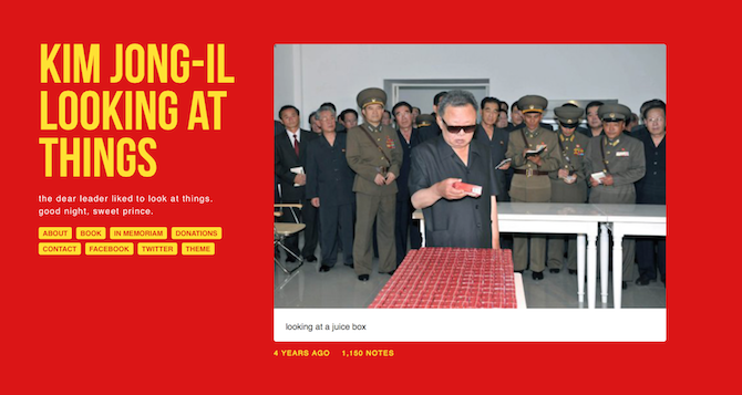 kim jong il při pohledu na věci