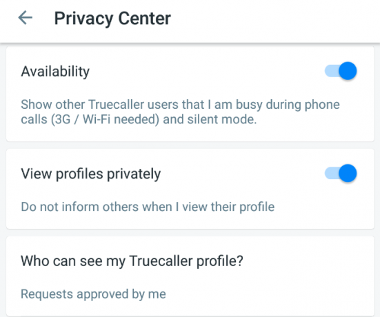 Ochrana osobních údajů Truecaller