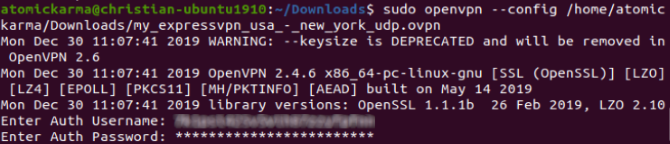 Jak nainstalovat klienta VPN v Ubuntu Linuxu nastavení linuxu vpnp linux vpn openvpn