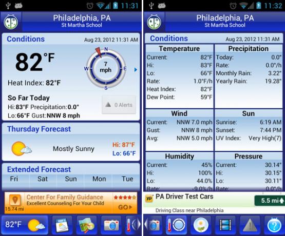 Weatherbug pro Android