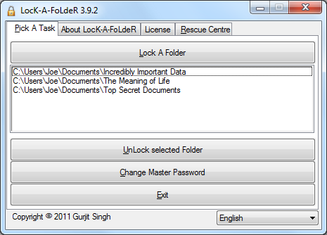 lock-a-folder