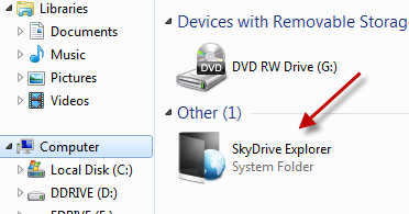 Snadná správa souborů na vašem Windows Skydrive s mycomputer Skydrive Explorer