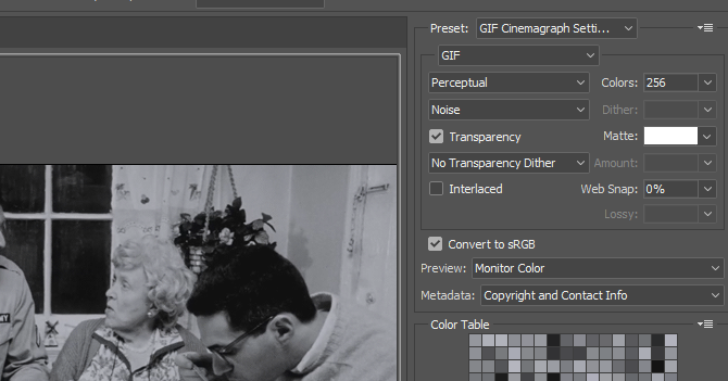 gif settings cinemagraph