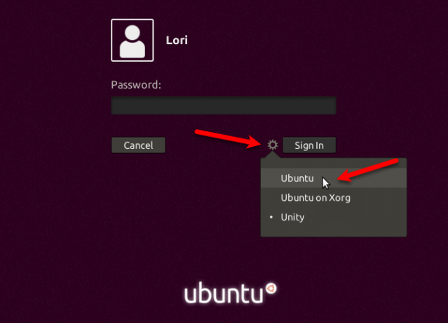 Změňte prostředí počítače v Ubuntu 17.10