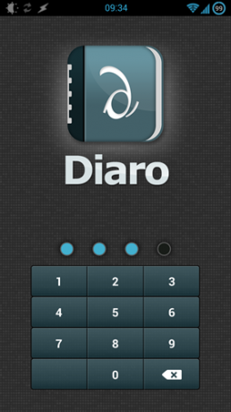 diaro aplikace android